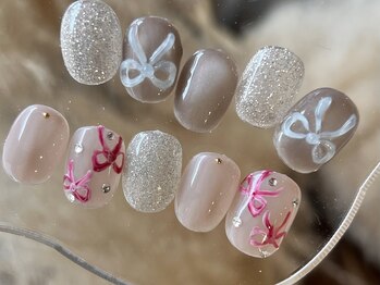 メロウ(mellow)/リボンネイル