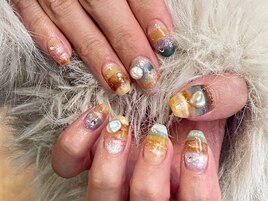 マグネット×地層ネイル.°+