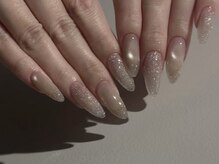 ナユキネイル 新宿店(NA.YUKI Nail)/バイカラー 水光マグネット