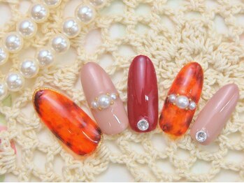 レインボートライブドゥネイル(rainbow tribe deux NAIL)/べっ甲ネイル