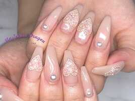 【ロングネイル】ピクシーネイル
