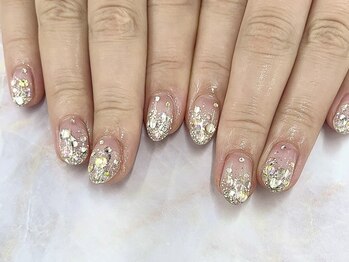 ディーネイル 京橋(D-nail)/立和名/キラキラストーンネイル