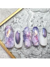 ミルネイル(Mil Nail)/紫陽花カラーニュアンス