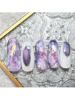 ミルネイル(Mil Nail)/紫陽花カラーニュアンス