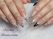 閨匠ビューティーサロン 銀座店/フレンチ＆レオパードネイル