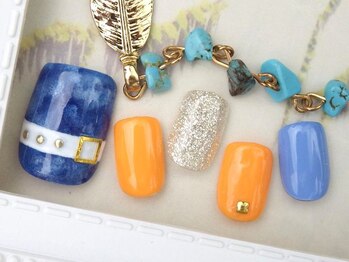 ネイルズガッシュ 大森駅前店(NAILs GUSH)/*ビタミンsummerフット*