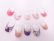 ネイルサロンクイール 宇都宮店(NAIL SALON QUILL)/フレンチ+プッチ