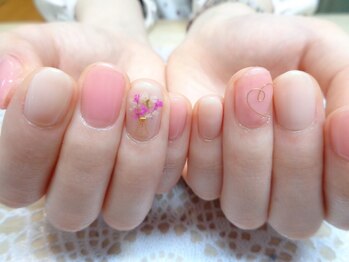 アミュリー ネイル アトリエ(Amury nail atelier)/押し花&ワイヤーネイル♪