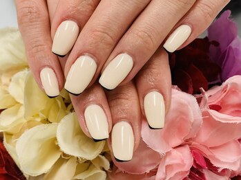 ダブルネイル(Double Nail)/【ほり】アシメシンプルライン