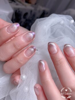 エム ネイルサロン(M)/マグネットフレンチ