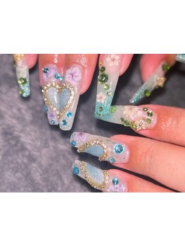 長さ出しのできるサロン