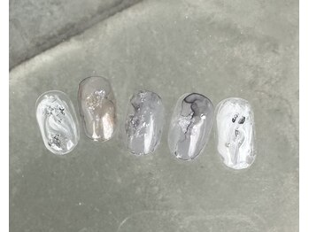 ローブ ネイル アイラッシュ(LOAVE NAIL EYELASH)/シアーグレー　インクネイル　