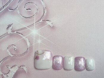 シエル ネイルズ(CIEL NAILS)/ 10月 フット 定額アート2