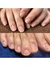 ハンド&フット 爪まわりパサつき徹底角質ケア(爪整え+甘皮ケア) ¥11000→