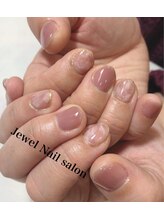 ジュエルネイルサロン(Jewel)/ワンカラー＋アート