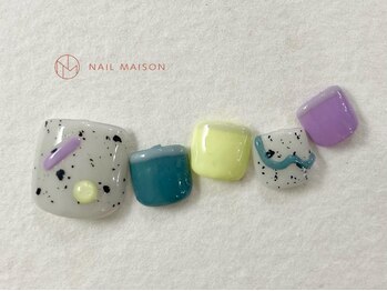 ネイルメゾン 梅田(NAIL MAISON)/ダルカラフルポップフット