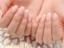 ラルネイル 大宮(Lull. nail)/＃ミラーフレンチ＃オーロラ