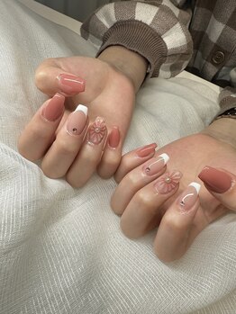 ネイルアヴァンス 京橋店(Nail AVANCE.)/ ピンクお花