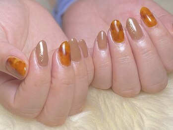 ミエル(miel*)/べっ甲ネイル