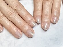 パラジェル登録サロン バランス シンプルネイル&アイラッシュ 新田東店(balance)/キラキラネイル