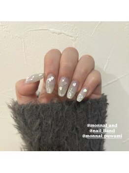 モナールアンド(MONNAL&)/バレンタインnail