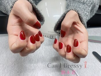 キャンアイドレッシー 新小岩店/単色カラーネイル★レッドネイル