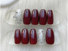 ファストネイル 柏店(FAST NAIL)/ボルドー ラメ バレンタイン