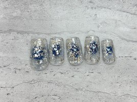 ～ブルーチークネイル～