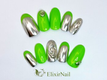 エリクサーネイル 池袋(Elixir Nail)/定額b カジュアル/クーポン使用