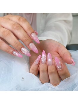 レモンネイル フク(LEMON NAIL FUK)の写真/長さ出し×韓国・ワンホン・ギャルネイルならお任せ
