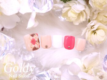 ネイルサロン ゴールディ(NAIL SALON GOLDY)/FOOT華やかコース