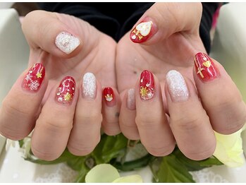 プルミエ ネイル(Premier Nail)/華やかネイル☆冬ネイル