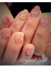 クリスタルネイル ボンベルタ橘店(CRYSTAL NAIL)/フレンチネイル
