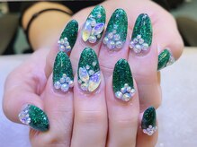 ネイルサロン ジェイ(Nail Salon J)/キラキラスカルプネイル