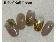 リリーフネイルルーム(RELiEF NAiL ROOM)/Simple &nbsp;Nail