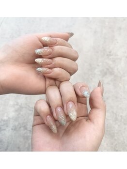 ラメグラデーション