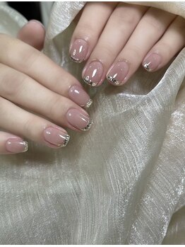 ガーデンネイル(Garden Nail)/ガラスフレンチ