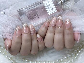 アンジュ(Ange)/【Miyu】チークツイードネイル