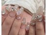 Hand 長さ出し10本つけ放題18000円※長さ2.5cm迄[河原町/パラジェル/リボン]