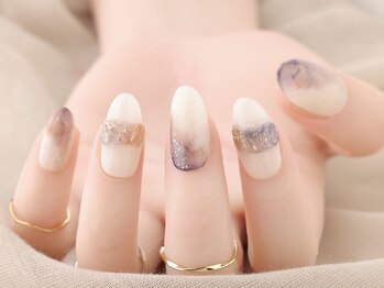 エムスラッシュ センター南(M.SLASH)/秋冬アートグラデーションネイル