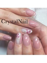 クリスタルネイル ボンベルタ橘店(CRYSTAL NAIL)/押し花ネイル