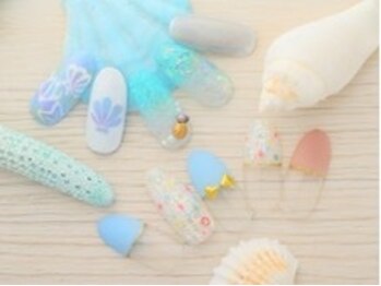 スリーライオン(threeLion)/こだわりデザインネイル　8500円