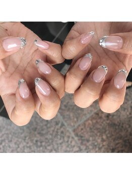 アース 豊橋店(HAIR & MAKE EARTH)/ガラスフレンチ　6980円