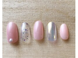 オーロラ×ピンク