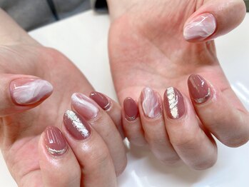 モルフォネイル(Morpho nail)/#新宿西口#ニュアンスネイル