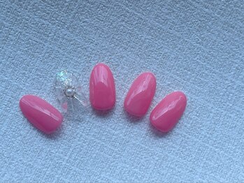 リラエス(Rela S)/ピンクフラワーネイル