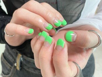 フレンチ/グリーン/カジュアル　