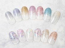 ガーベラ バイ ハノンネイル(Gerbera by hanonnail)/ラメグラ