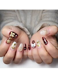 クリスマスネイル