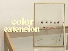 透け感可愛いカラーエクステもオススメ♪いつもと違う雰囲気に☆